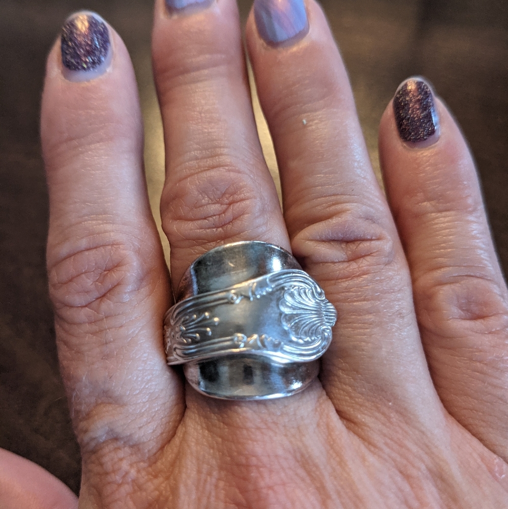 Silver Spoon Ring - image 2